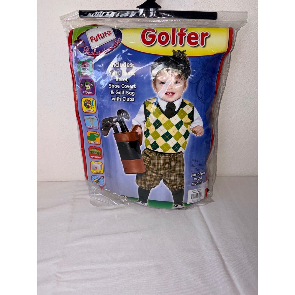 Toddler golfer golf costume 18 - 24 months new in‎ bag - Picture 2 of 7